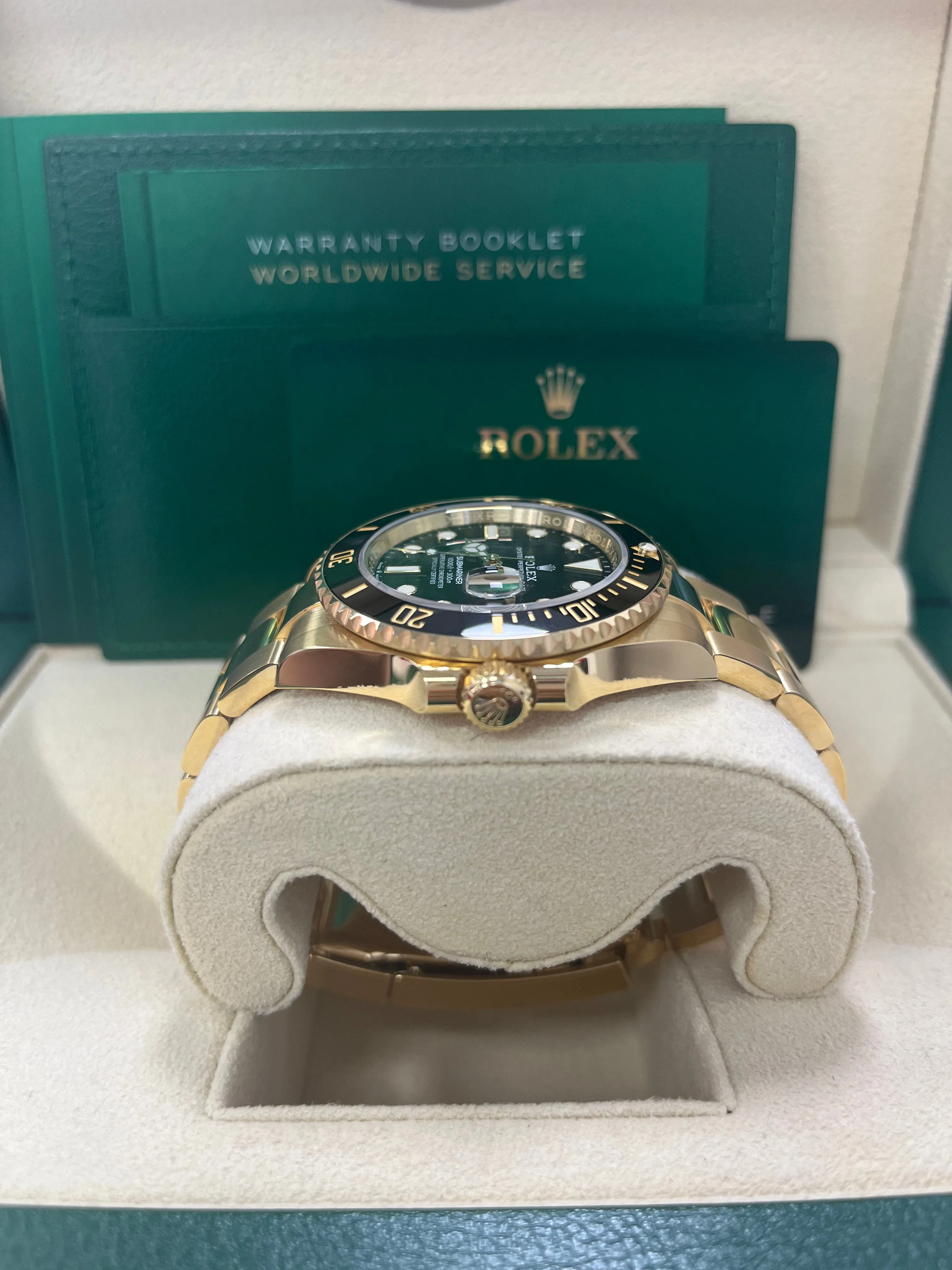 Rolex Yellow Gold Submariner Date Watch - Black Dial (Ref # 126618LN)