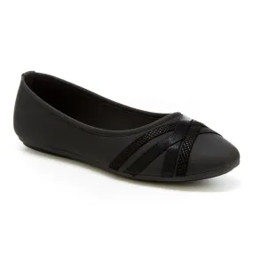 Round Toe Everyday Ballet Flats (Nadelyn)