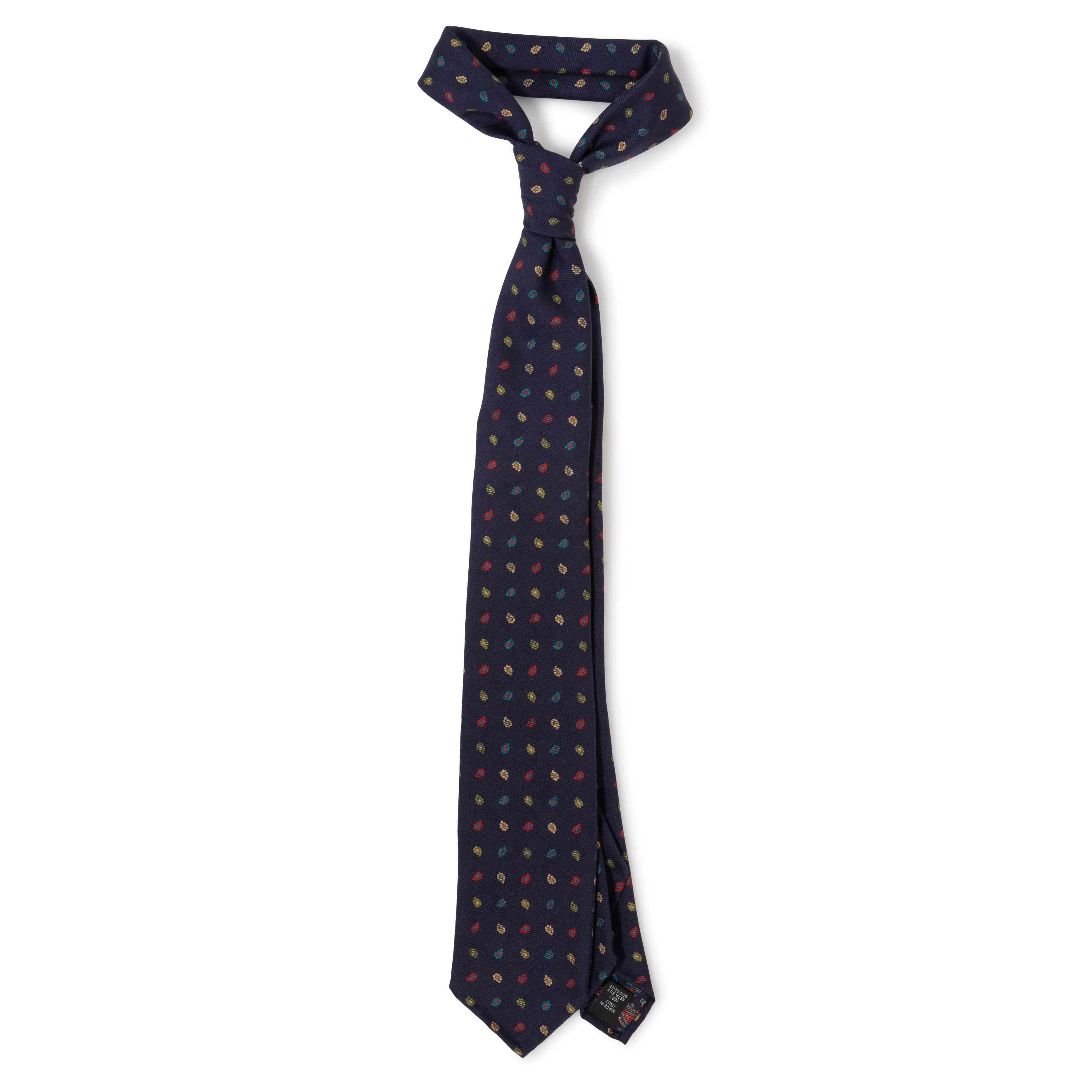 Silk Paisley Seven-fold Tie