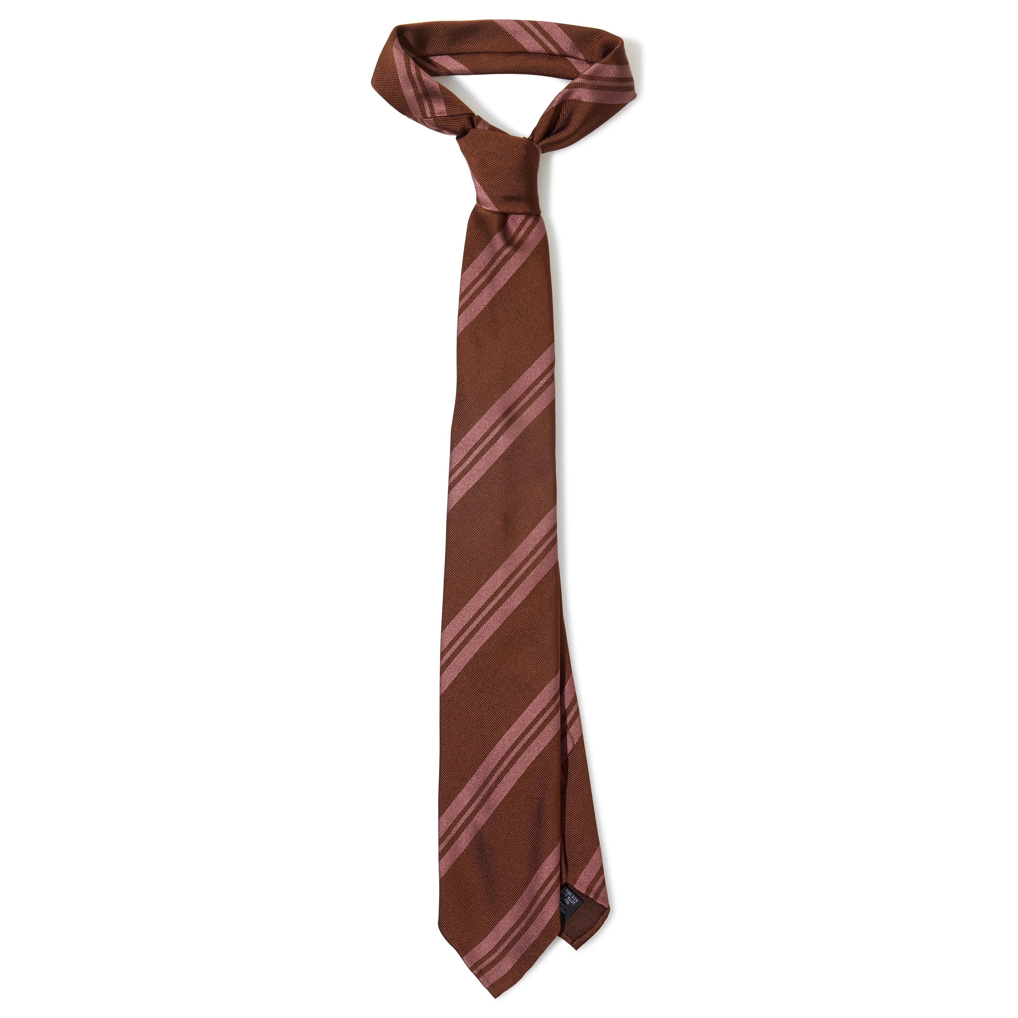 Silk Stripe Seven-fold Tie