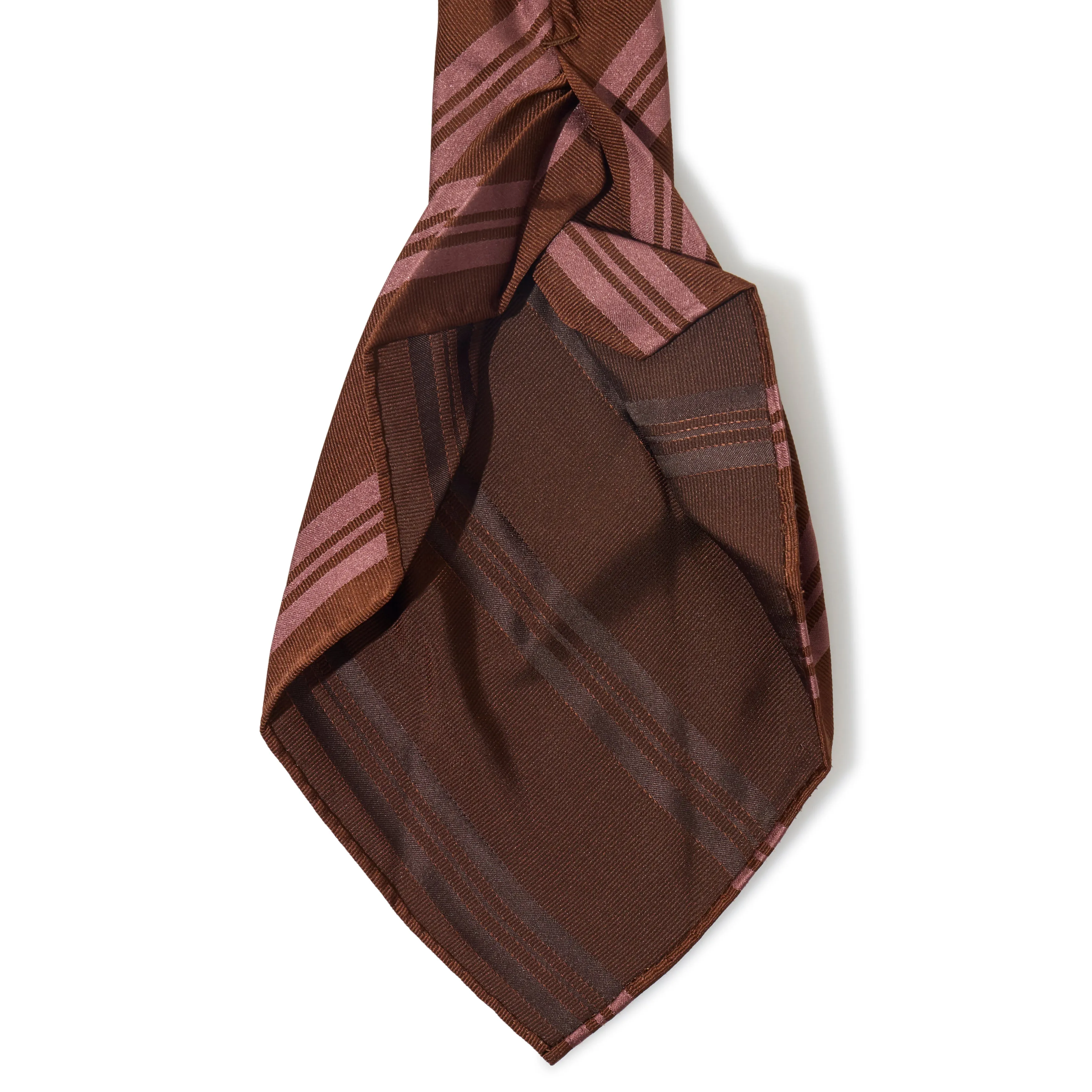 Silk Stripe Seven-fold Tie