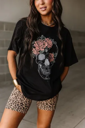 Skull & Rose Graphic Tee