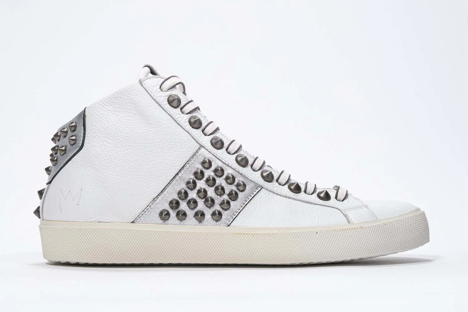 STUDBORN | Silver & White - Mid top - Women