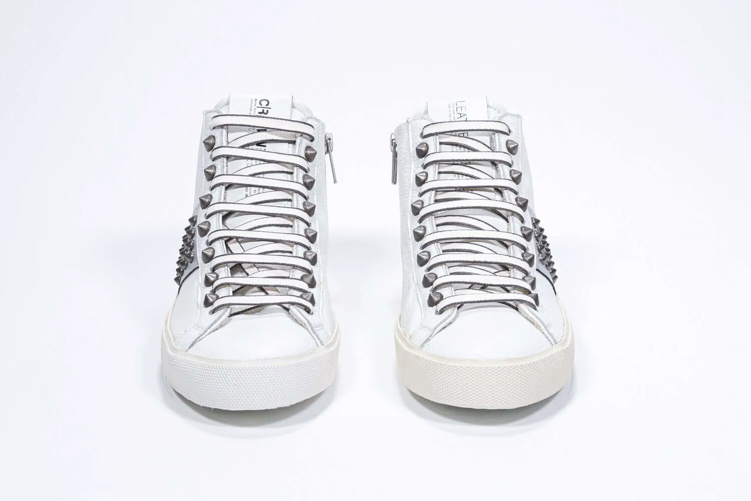 STUDBORN | Silver & White - Mid top - Women