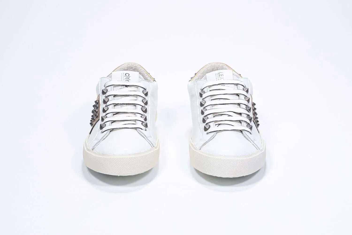 STUDLIGHT | Gold & White  - Low Top - Women