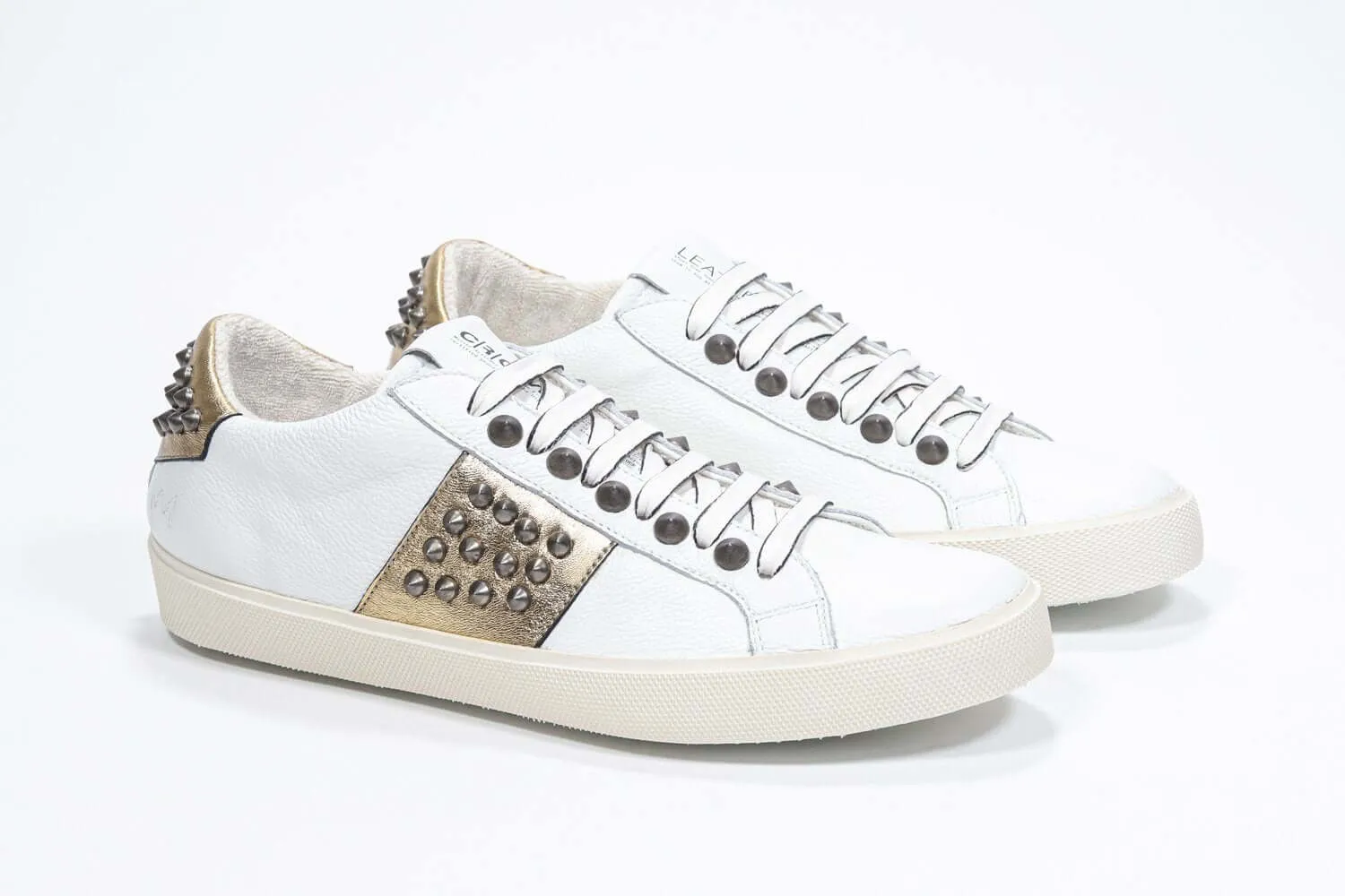 STUDLIGHT | Gold & White  - Low Top - Women