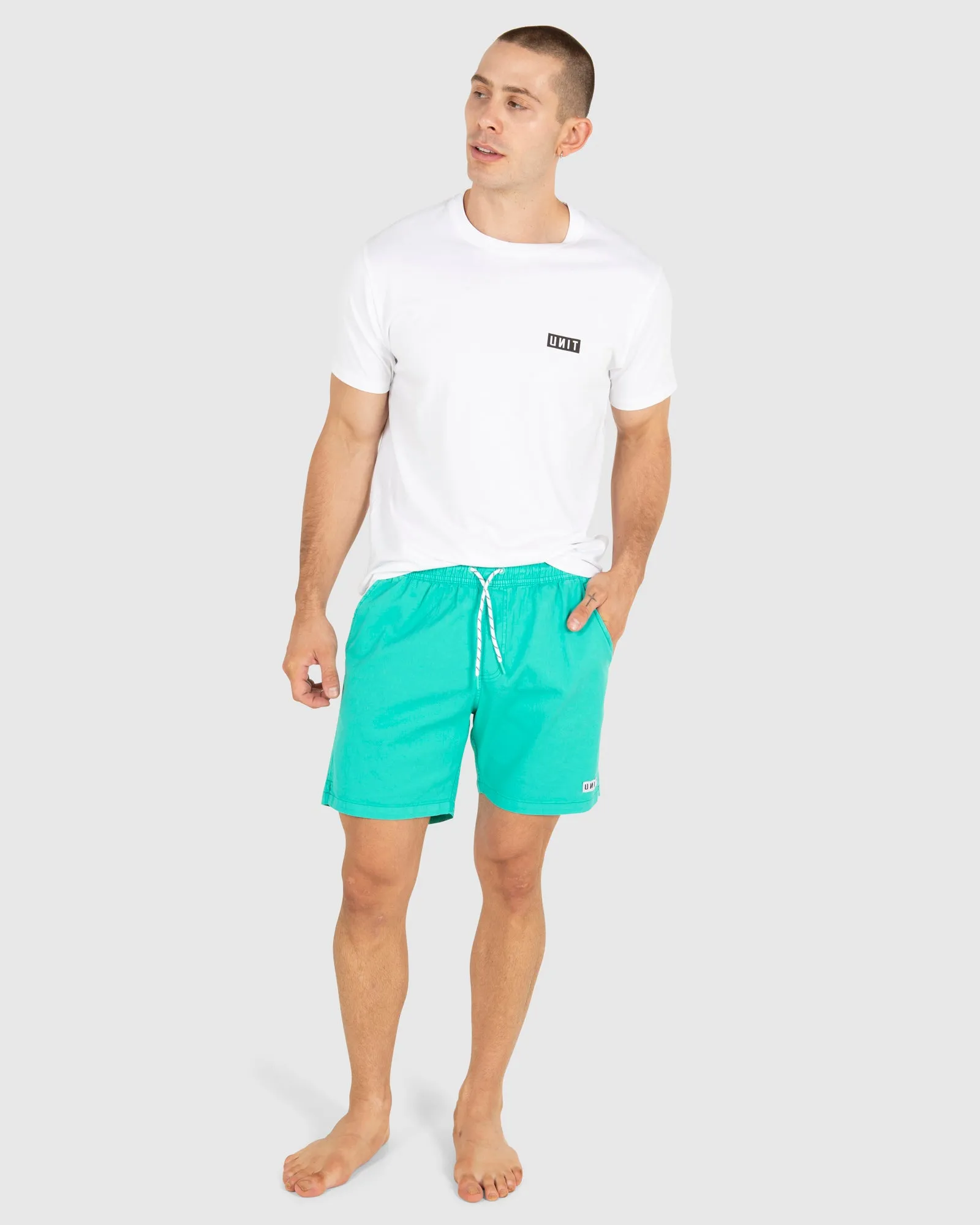 UNIT Vacay Mens 16" Elastic Shorts