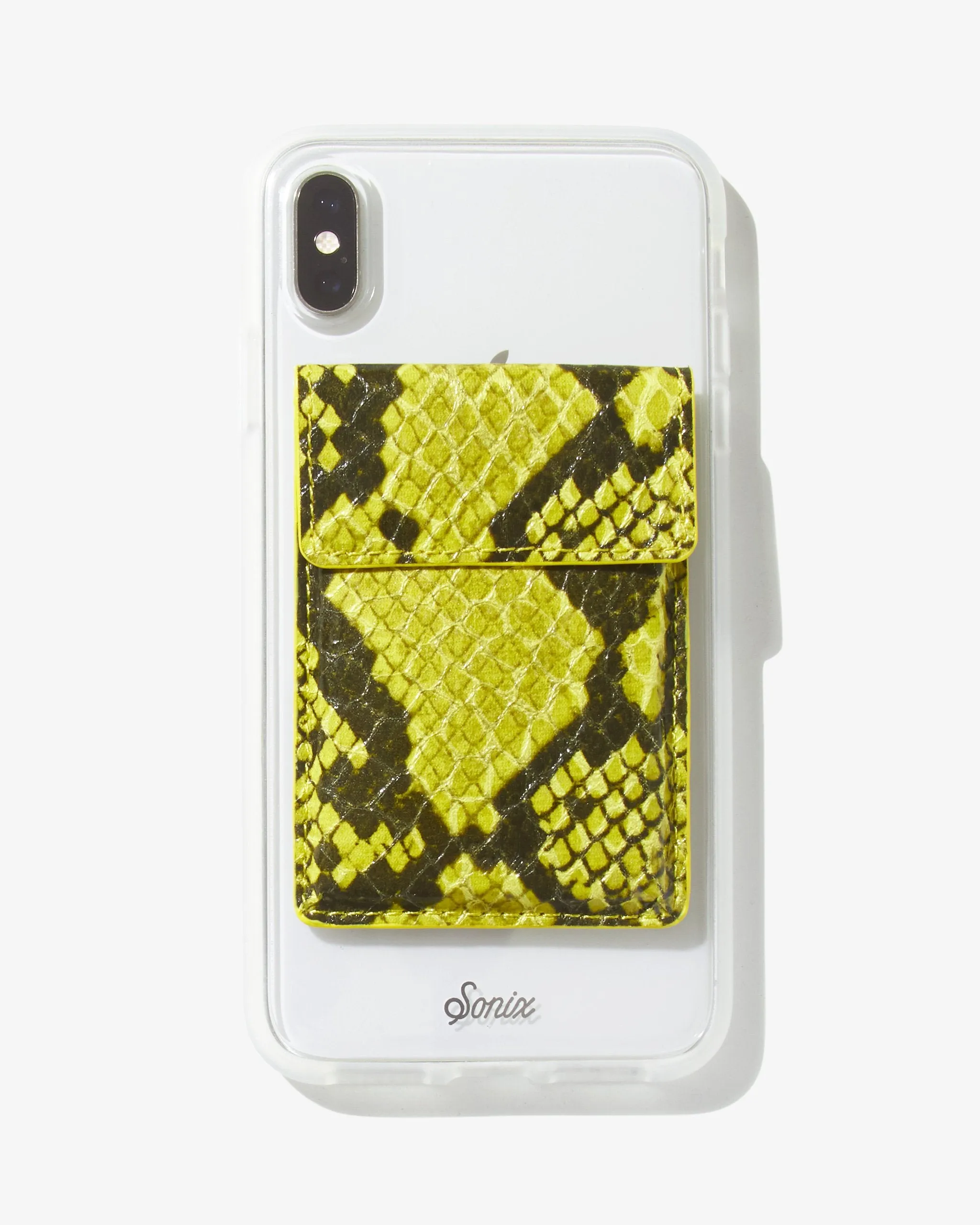 Wallet Sticker - Neon Green Python