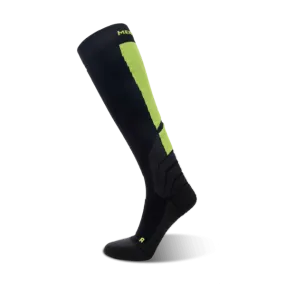 Women's Long Way Mountaineering Black knee high socks 2-packs